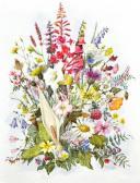 ILIFFE J.M,Still Life of Summer Flowers,Gilding's GB 2015-12-01