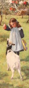 ILLINGWORTH varley 1869-1942,Feeding the goat in an orchard,Woolley & Wallis GB 2019-09-04