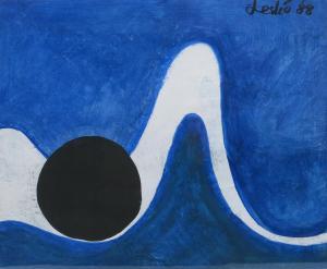 ILLSLEY Leslie 1936-1989,Untitled abstract,1988,Woolley & Wallis GB 2016-10-18