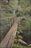 ILSTED Peter Vilhelm 1861-1933,The foot bridge,Christie's GB 2014-12-09