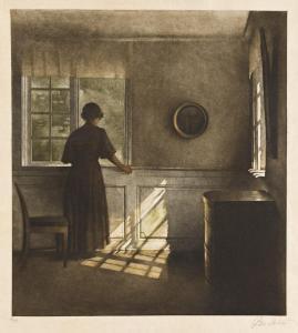 ILSTED Peter Vilhelm 1861-1933,The Morning Sun,1913,Swann Galleries US 2024-03-14