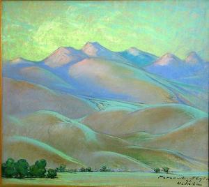 ILYIN Peter Alexander 1887-1950,Rolling hills, Nevada,Bonhams GB 2011-03-20