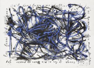 IMAI Hisashi 1929,Composition bleue,1981,Ader FR 2010-10-15