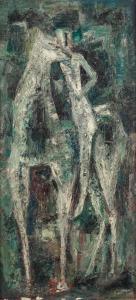 IMAM Ali 1924-2002,Untitled (Figure on a Horse),1960,Bonhams GB 2022-05-24