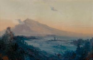 IMANDT Wihelminus Jean Frederic,Mountainous Landscape,Larasati ID 2014-07-20