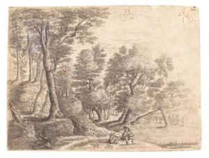 IMMENRAET Philips Augustyn 1627-1679,Landscape with a young boy seated and a ,1650,Palais Dorotheum 2018-03-28