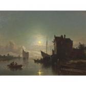 IMMERZEEL Christiaan 1808-1886,a river landscape,Sotheby's GB 2006-04-24