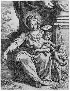 IMPERIALE Girolamo,Madonna mit Kind und dem Johannesknaben,Galerie Bassenge DE 2017-05-25