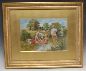 IMPRESSIONIST SCHOOL,Nude Bathing,20th century,Bamfords Auctioneers and Valuers GB 2021-04-14