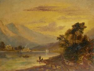 INCE Joseph Murray 1806-1859,Fishermen on the shores of a lake,1838,Bonhams GB 2012-11-27