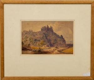 INCE Joseph Murray 1806-1859,Laugharne Castle, Wales,Fonsie Mealy Auctioneers IE 2022-03-23