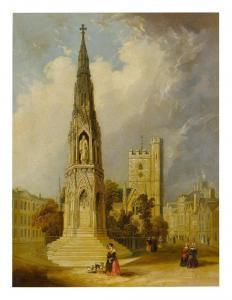INCE Joseph Murray 1806-1859,Martyr's Memorial, St. Giles, Oxford,Sotheby's GB 2018-10-29