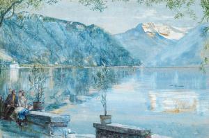 INCHBOLD John William 1830-1888,Lake Geneva from Montreux, Switzerland,Bonhams GB 2021-11-10