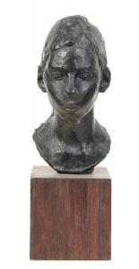 INDENBAUM Leon 1892-1980,Girl\’s Head,Tiroche IL 2022-06-27