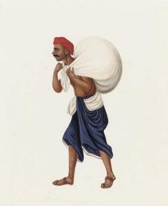 INDIAN SCHOOL,A group of five watercolours of Indian mendicants,Christie's GB 2002-04-25