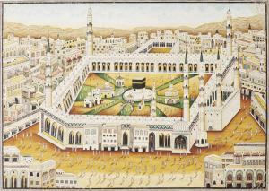 INDIAN SCHOOL,A large view of Mecca,Sotheby's GB 2016-10-19