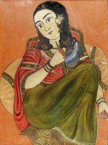 INDIAN SCHOOL,A maiden seated,Bonhams GB 2014-11-05