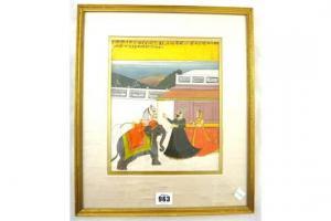 INDIAN SCHOOL,A raja and a lady,Bellmans Fine Art Auctioneers GB 2015-05-20