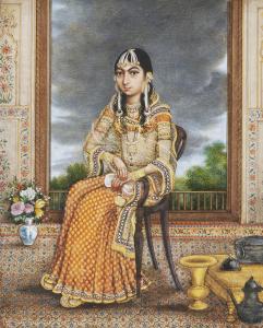 INDIAN SCHOOL,A seated princess,Sotheby's GB 2016-10-19