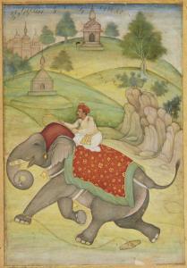 INDIAN SCHOOL,An elephant with rider,c.1595-1610,Sotheby's GB 2016-10-19