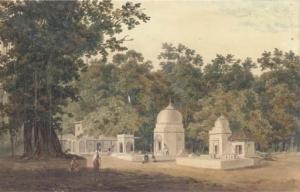INDIAN SCHOOL,An Indian settlement at the edge of a jungle (illu,Christie's GB 2004-03-25