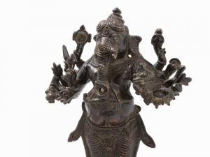 INDIAN SCHOOL,Figure of Sixteen-Armed Ganesha,Auctionata DE 2016-03-24