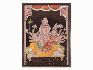 INDIAN SCHOOL,Ganesha as Mahaganapati,Auctionata DE 2015-07-28