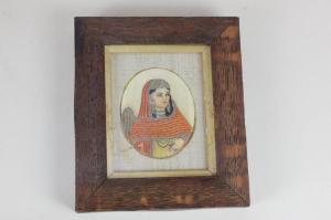 INDIAN SCHOOL,portrait miniature of a lady,Henry Adams GB 2018-10-10