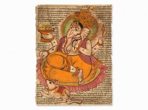 INDIAN SCHOOL,Tantric Depiction of Ganesha,Auctionata DE 2015-07-28
