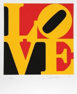 INDIANA Robert 1928-2018,The Book of Love 9,1996,Ro Gallery US 2012-05-05