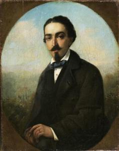 INDUNO Gerolamo 1825-1890,Ritratto d'uomo con baffi,Capitolium Art Casa d'Aste IT 2014-07-16