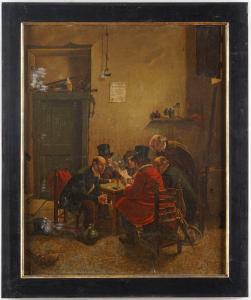 INGANNI Angelo 1807-1880,Interno con figure,Cambi IT 2025-03-21