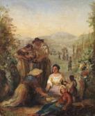 INGANNI Angelo 1807-1880,Personaggi in un paesaggio,Capitolium Art Casa d'Aste IT 2019-06-19