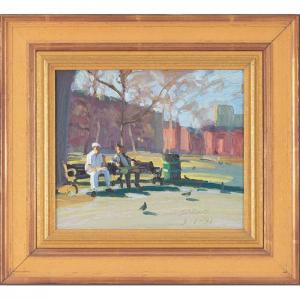 INGLIS Peter 1900-1900,People in Park,1991,Treadway US 2010-09-12