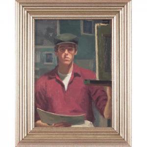 INGLIS Peter 1900-1900,Self Portrait,1987,Treadway US 2010-09-12