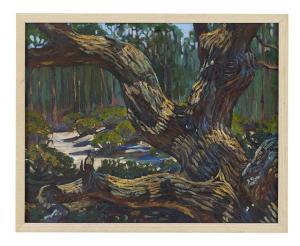 INGLIS STEBLY Christopher 1967,Mississippi Woods,2001,New Orleans Auction US 2016-12-11