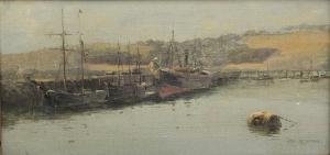 INGRAM William Ayerst 1855-1913,Boats by the Quayside,David Duggleby Limited GB 2020-10-24