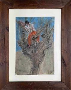 INLANDER Henry 1925-1983,'Man In An Olive Tree',2007,Gardiner Houlgate GB 2022-03-24