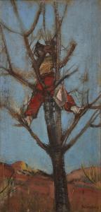 INLANDER Henry 1925-1983,Man in a tree,1959,Rosebery's GB 2023-06-06