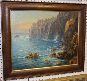 INNES Ivor,Afterglow at Land's End,Tooveys Auction GB 2014-01-29