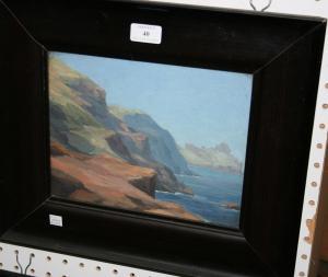 INNES Ivor,Coastal View with RockyHeadland,Tooveys Auction GB 2011-02-23