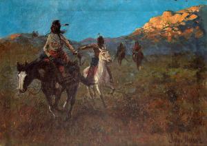 INNES John 1863-1941,Indian Riders,Jackson Hole US 2019-09-14