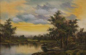 INNESS C.,Country River Scene,Rowley Fine Art Auctioneers GB 2022-06-01