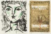 INOKUMA Genichiro 1902-1993,Face from FACE FAMILY,Mainichi Auction JP 2022-02-25