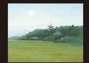 INOUE Minoru,Amorning in Yamato-ji,Mainichi Auction JP 2008-11-01