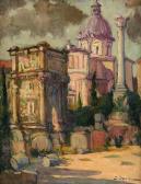 IOAN Isac 1885-1950,Ruins of the Eternal City,Artmark RO 2010-10-28