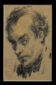 Ioanid Ionel 1882-1952,Portretul lui H. Petrescu,1923,GoldArt RO 2015-10-28
