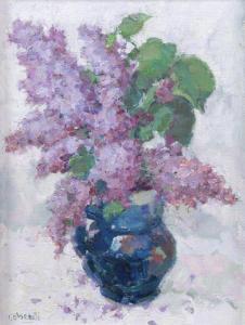 ION Murariu 1922-2012,Vase with Lilac,Artmark RO 2024-04-17