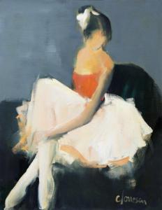 IONESCU Corneliu 1956,Ballerina in Repose,Artmark RO 2024-04-17