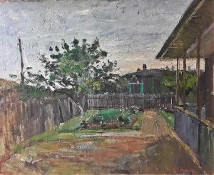 IONESCU Georges 1912-1971,În curtea atelierului / In the yard of artist's st,GoldArt RO 2017-04-26